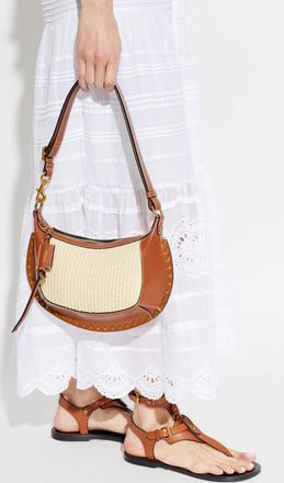 Isabel Marant Shoulder Bag Oskan Moon, Womens, Brown