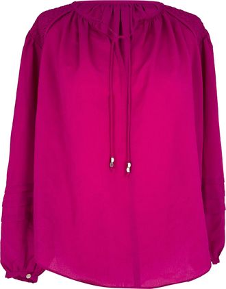 Isabel Marant Etoile Lamaya Blouse in Pink Polyester