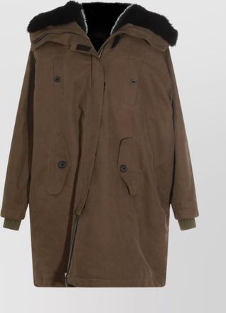 Dolce & Gabbana hooded jacket with button accents and pockets