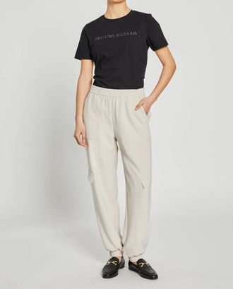Bruuns Bazaar Brassica Cilla Pants In Silver Cloud