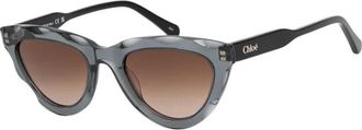 Chlo&eacute; Dames, Accessoires, Blauw, Maat: 52 MM