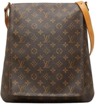Louis Vuitton Pre-owned Vintage Monogram Schoudertas - unisex - Vintage Schoudertas - Bruin - ONE Size - Leer - Vintage