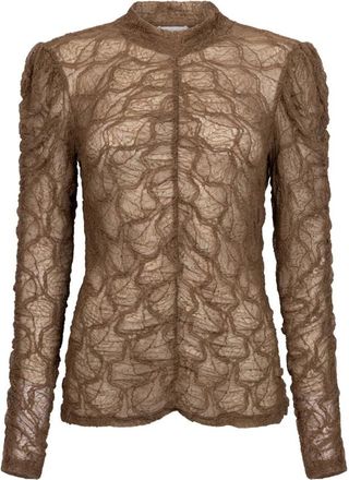 Aaiko Dames, Tops, Beige, Maat: XS Polyamide