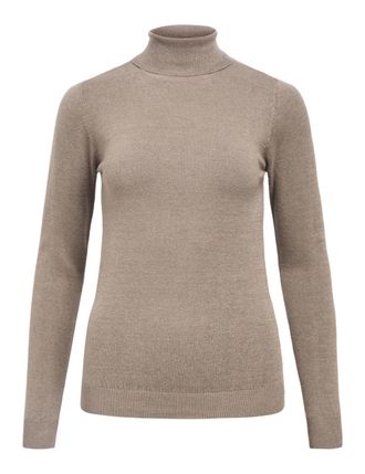 Object Womens Objthess L/S Rollneck Knit Pullover Noos, Morel, XL