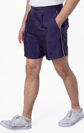 Bally Monogram Jacquard Shorts, Size Medium