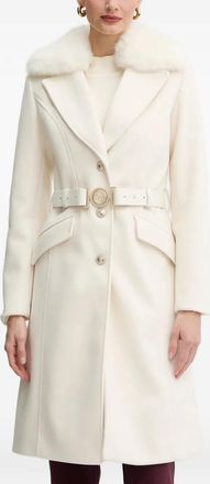 Guess Co Cappotto con cintura - Bianco