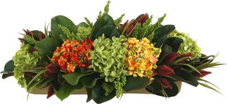 Creative Displays Inc. Fall Arrangement w/ Hydrangea, Thistle and Heather