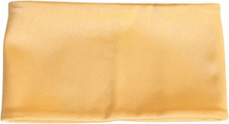 Dolce & Gabbana Yellow Nylon Stretch Women Neck Warmer Womens Scarf