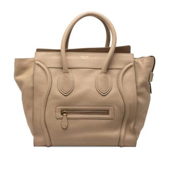 Celine Pre-owned Celine Mini Grained Calfskin Luggage Tote Ladies P12WIFYW3A3Y794L