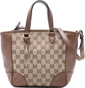 Gucci Pre-owned Gucci Small GG Canvas Bree Satchel 449241 493075