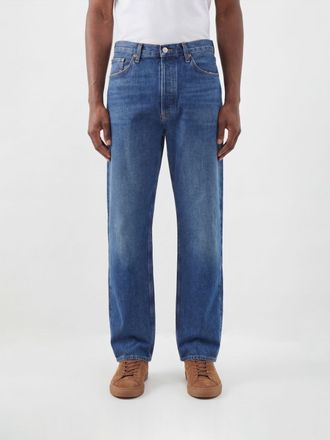 A Gold E Jeans straight in denim di cotone