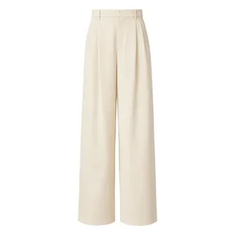 Max Mara Wide Trousers, female, Beige, Size: XS Daniel Trousers