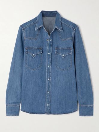 Fortela Camicia In Denim - Blu