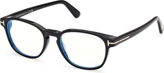 Tom Ford Blue Light Block Oval Mens Eyeglasses FT6169-B 001 51