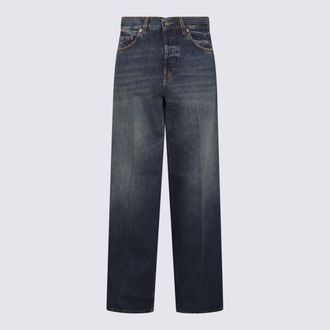 Haikure Dark Blue Cotton Jeans