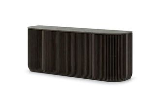 Woodek Aparador en roble macizo con acabado espresso