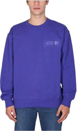 Moschino Uomo, Felpe, Blu, S, new