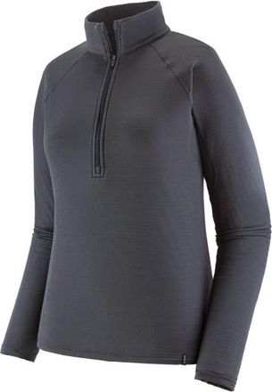 Patagonia Capilene Thermal Weight Zip-Neck Kunstfaserunterw&auml;sche f&uuml;r Damen | grau/blau