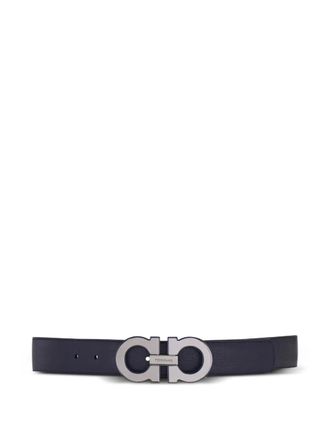 Ferragamo Gancini reversible belt - Blue