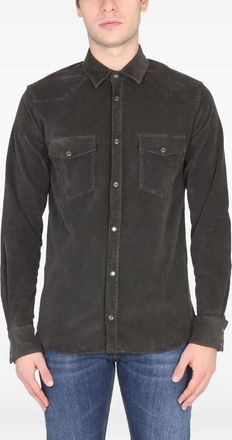 Pantaloni Torino Camicia a coste - Marrone