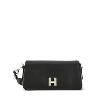 Hogan H01Y Tracolla Patta Mini Bag - Dames - Tassen - Zwart - Maat: ONE Size Leer