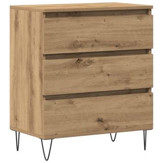 vidaXL Credenza Rovere Artigianale 60 X 35 X 70 Cm Legno Multistrato - Vidaxl