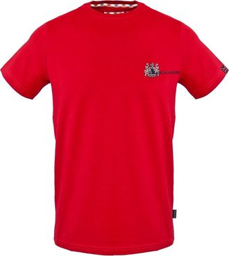 Aquascutum klein Aldis borstlogo rood T-shirt