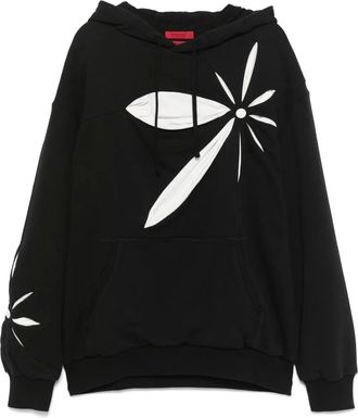 Kusikohc Felpa con cappuccio Oragami - Nero