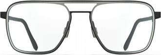 Blackfin Bf868 Ventura Rectangular Frame Beta-Titanium Eyeglasses with Double Bridge Design