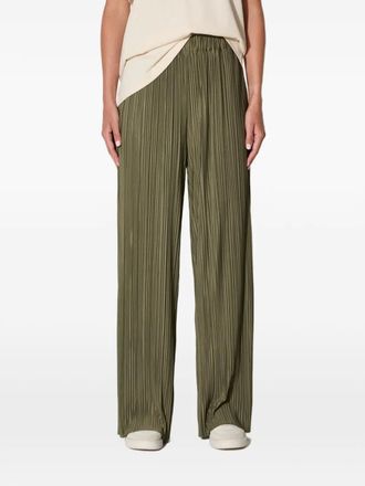 Sams&oslash;e & Sams&oslash;e pleated trousers - Groen