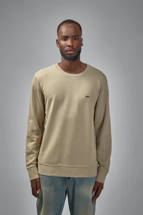 Denham Scissor Crewneck Seneca Rock - Regular Fit