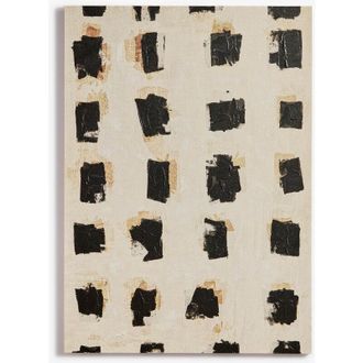 Sklum Lienzo Decorativo 100x140 Cm Pintado A Mano Pivara Sklum