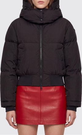 Diesel Piumino corto in nylon trapuntato con cappuccio