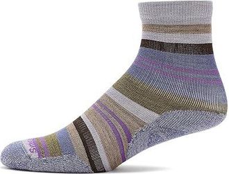 Smartwool Everyday Saturnsphere Crew Socks Sock Purple Eclipse : LG (Womens Shoe 10-12.5), Merino/Nylon/Wool
