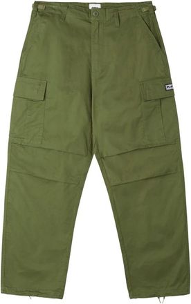 Obey Big Timer Cargo Pant - Heren - Straight fit broeken - Groen - W29 - Katoen - Broeken