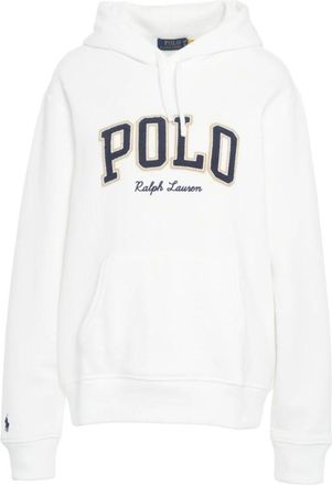 Polo Ralph Lauren Hoodies & sweatvesten, Heren, Wit, S, Katoen, Klassieke Logo Hoodie Bianco Aw 25