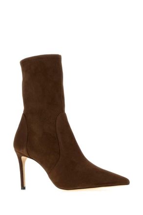 Stuart Weitzman Brown Suede Ankle Boots