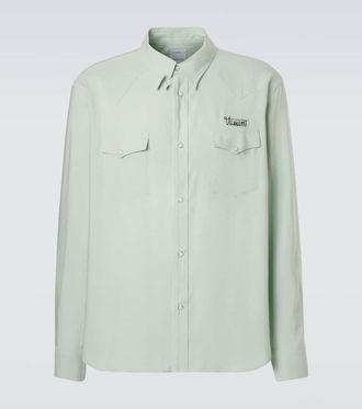Visvim Camisa Four Corners de lona
