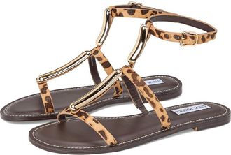 Steve Madden Alma Womens Sandals Leopard : 8.5 M, Faux Leather
