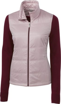Cutter & Buck Womens Cora Quilted Sweater Jacket