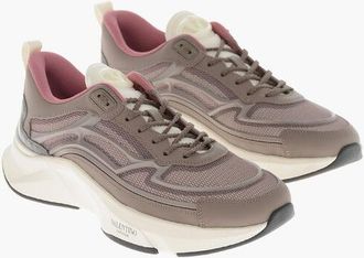 Valentino Laced Leather Sneakers with Rubber Sole size 39,5