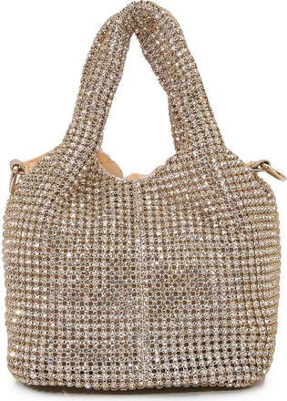 Berness Crystal Bucket Bag in Gold at Nordstrom Rack