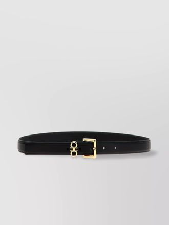 Ferragamo leather double-buckle belt