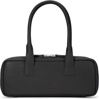 Staud The Dude Leather Shoulder Bag in Black at Nordstrom