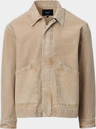 Rag & Bone Men & apos;s Faded Canvas Full-Zip Shirt Jacket