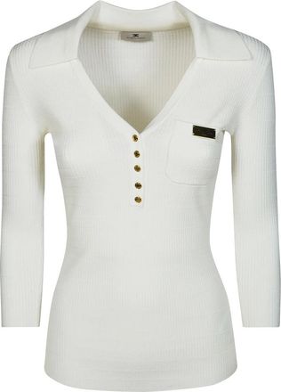 Elisabetta Franchi Donna, Maglie, Beige, S, new
