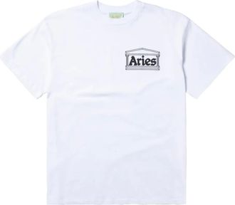 Aries T-shirt con logo - Bianco