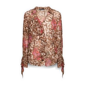 Elena Miro Donna, Camicette, Marrone, 3Xl, new