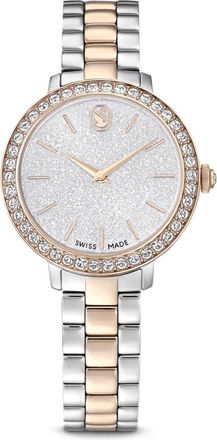 Swarovski Accessoires, Dames, Grijs, ONE Size, Moderne Zilveren Horloge voor Stijlvolle Dragers