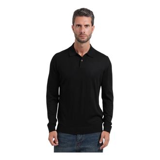 A|X Armani Exchange Polo Gebreide Trui - Heren - Polos - Zwart - S - Tops